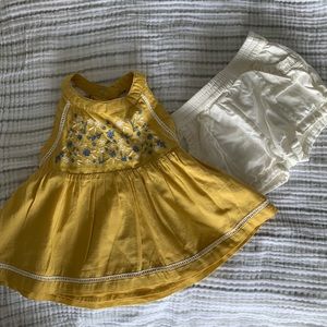 Summer outfit 3-6 months.  💯 cotton.
